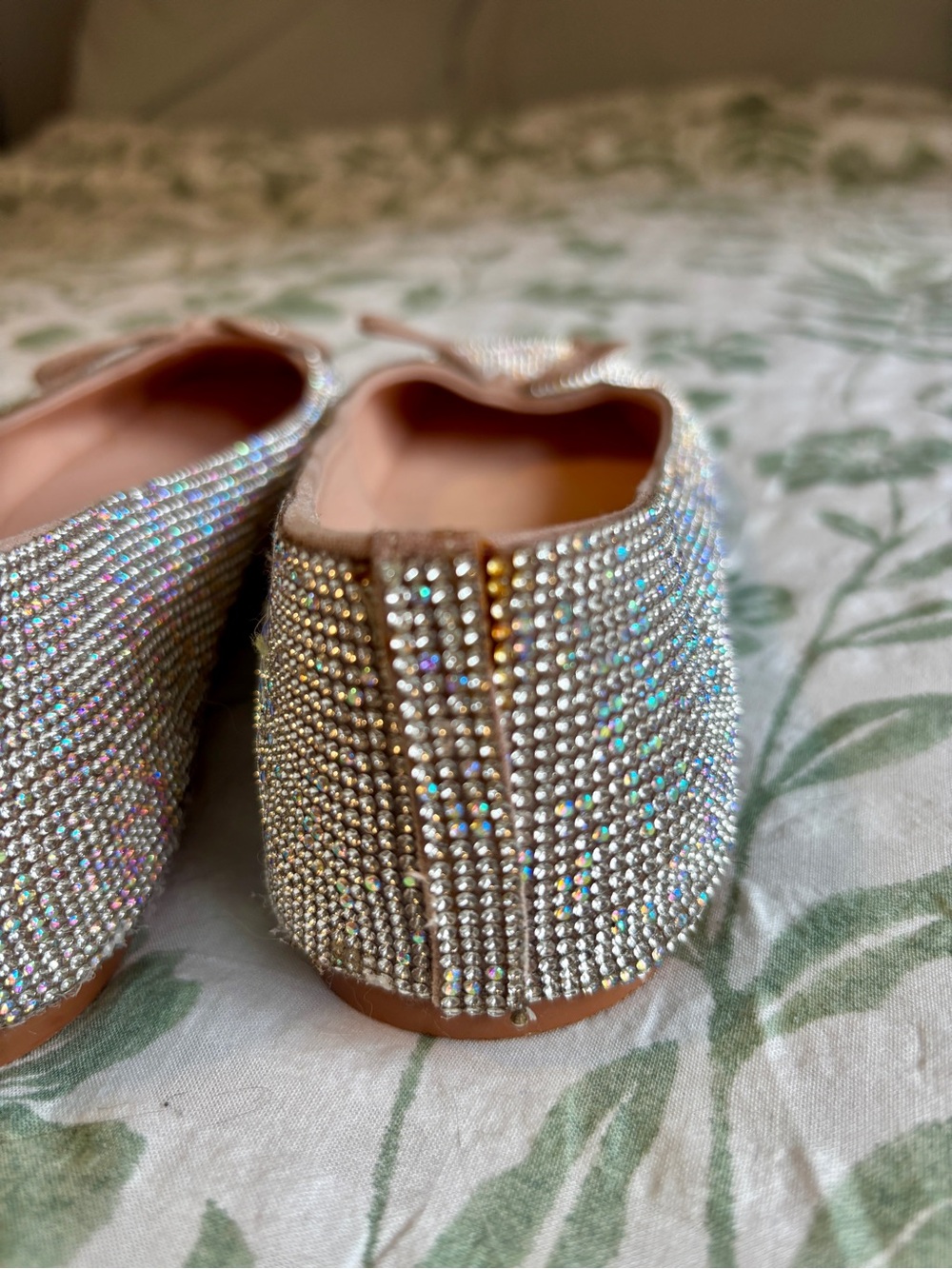 ๐บ NWOT Matisse Roxy Rhinestone Ballet Flats with Bow - Picture 8 of 13